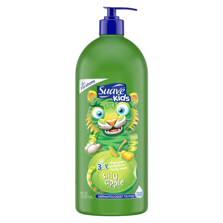 SUAVE KIDS 3 IN 1 40 OZ APPLE