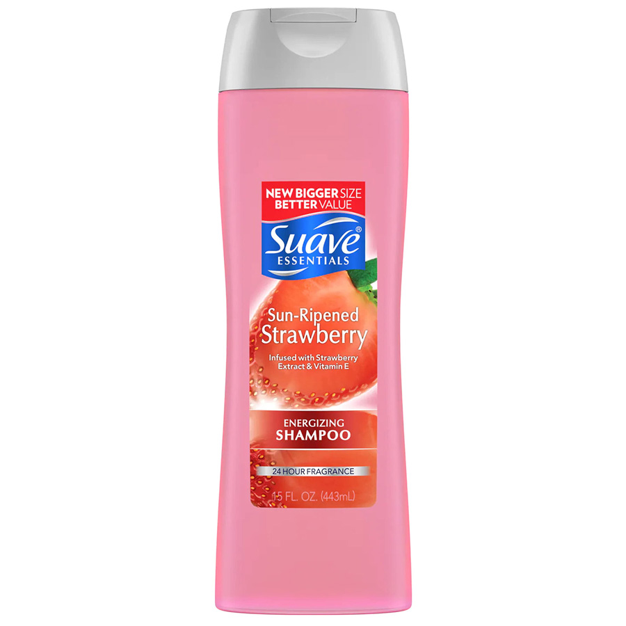 SUAVE SHAMPOO 15 OZ STRAWBERRY