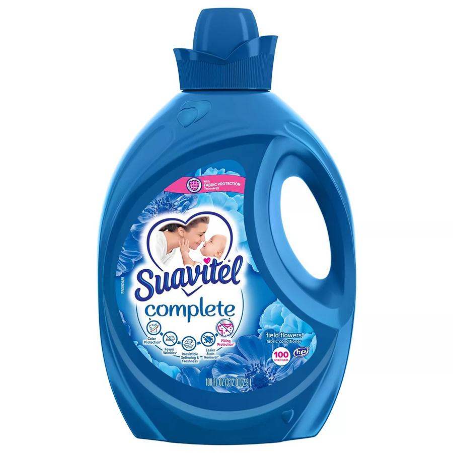 SUAVITEL COMPLETE FABRIC SOFTENER 100 OZ SP FIELD FLOWERS