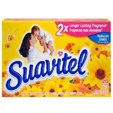 SUAVITEL DRYER SHEETS 18 CT MORNING SUN