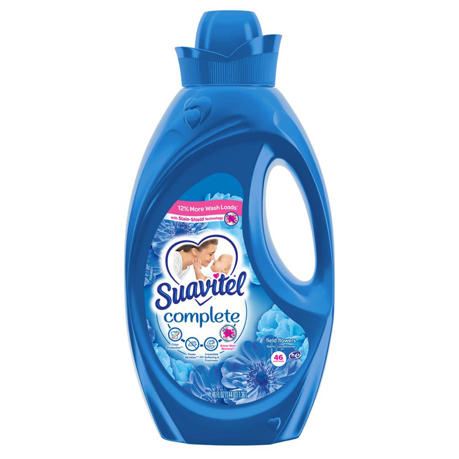 SUAVITEL FABRIC CONDITIONER 46 OZ COMPLETE FIELD FLOWERS 46 LOADS
