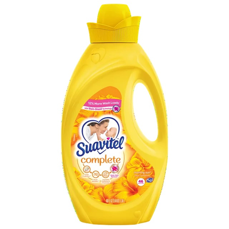 SUAVITEL FABRIC CONDITIONER 46 OZ COMPLETE MORNING SUN 46 LOADS