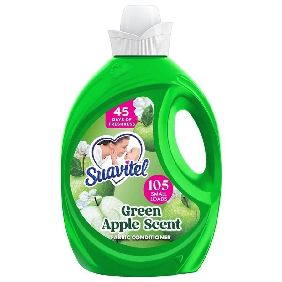 SUAVITEL FABRIC SOFTENER 105 OZ GREEN APPLE