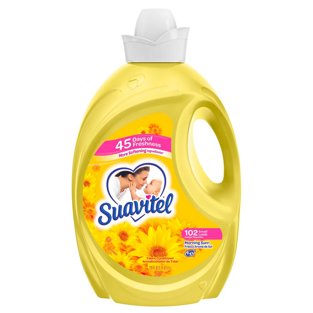 SUAVITEL FABRIC SOFTENER 120 OZ MORNING SUN (YELLOW)