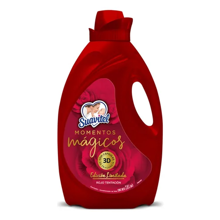 SUAVITEL FABRIC SOFTENER 2.8 L RED TEMPTATION