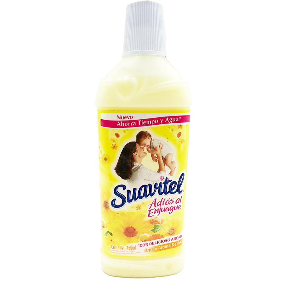 SUAVITEL FABRIC SOFTENER 450 ML AROMA DESOL (YELLOW)