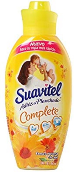 SUAVITEL FABRIC SOFTENER 800 ML COMPLETE AROMA DE SOL (YELLOW)