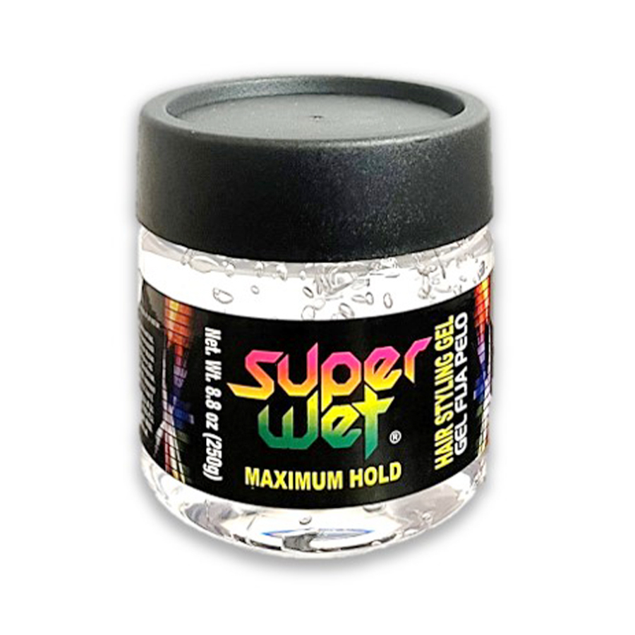 SUPER WET STYLING GEL 8.8 OZ 250 ML CLEAR