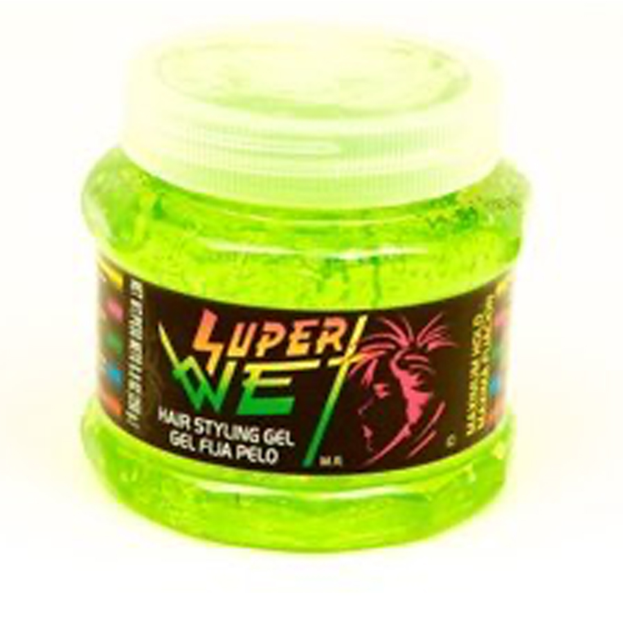 SUPER WET STYLING GEL 8.8 OZ 250 ML VERDE