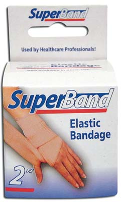 SUPERBAND BANDAGE 2 IN X 5 YD ELASTIC BOXED