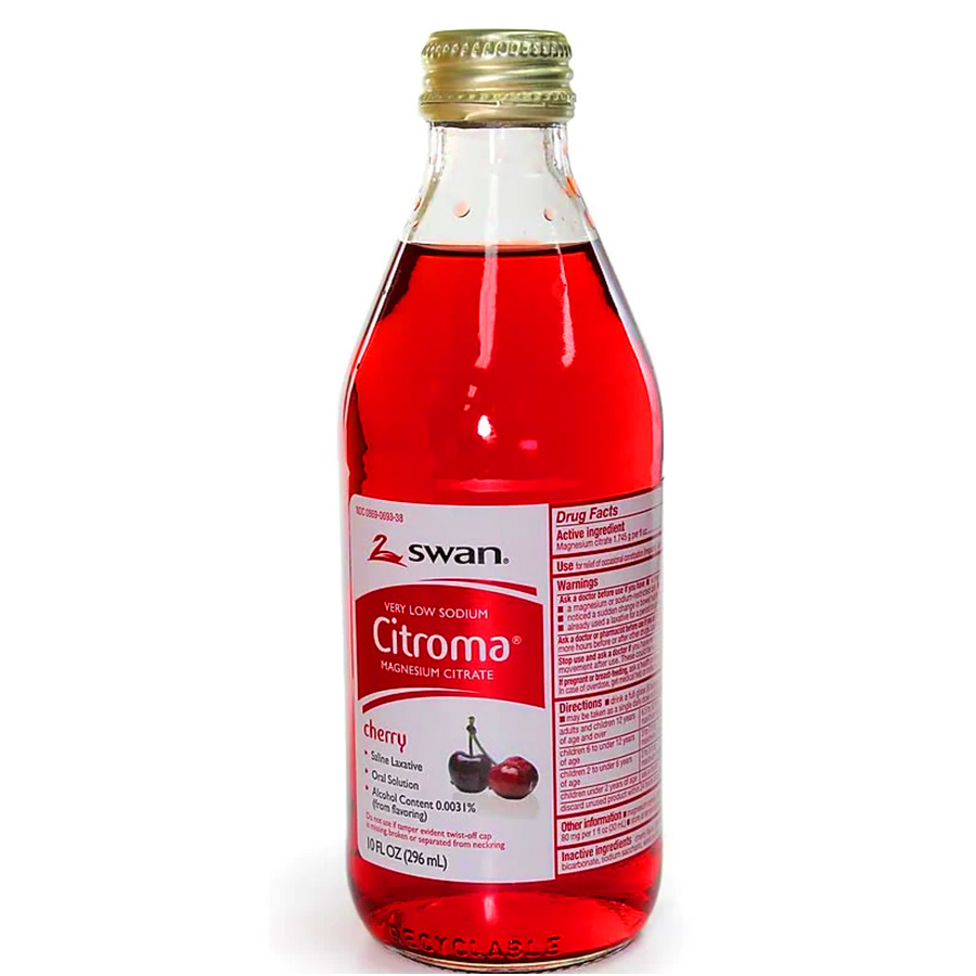 SWAN CITRATE OF MAGNESIA LAXATIVE 10 OZ CHERRY
