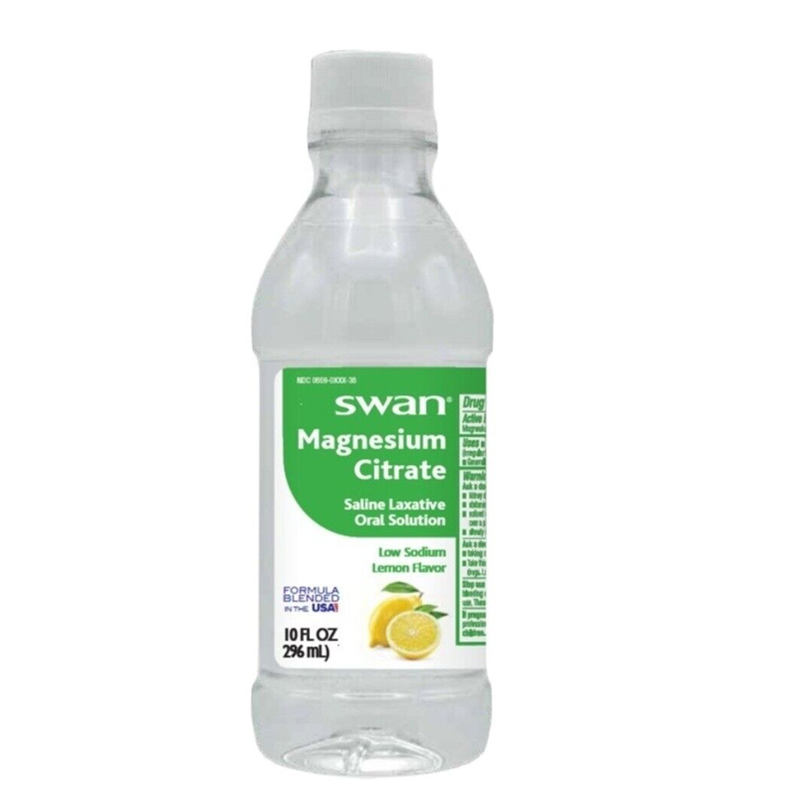 SWAN CITRATE OF MAGNESIA LAXATIVE 10 OZ LEMON CITROMA