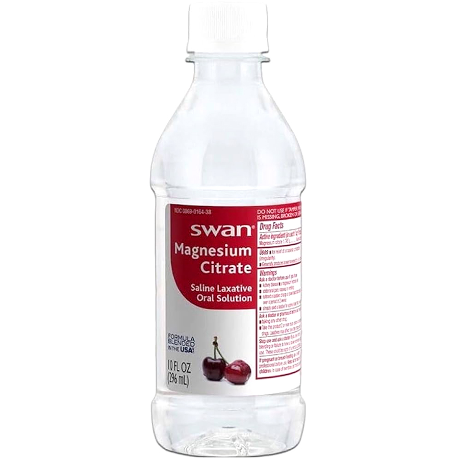 SWAN MAGNESIUM CITRATE ORAL LAXATIVE 10 OZ CHERRY