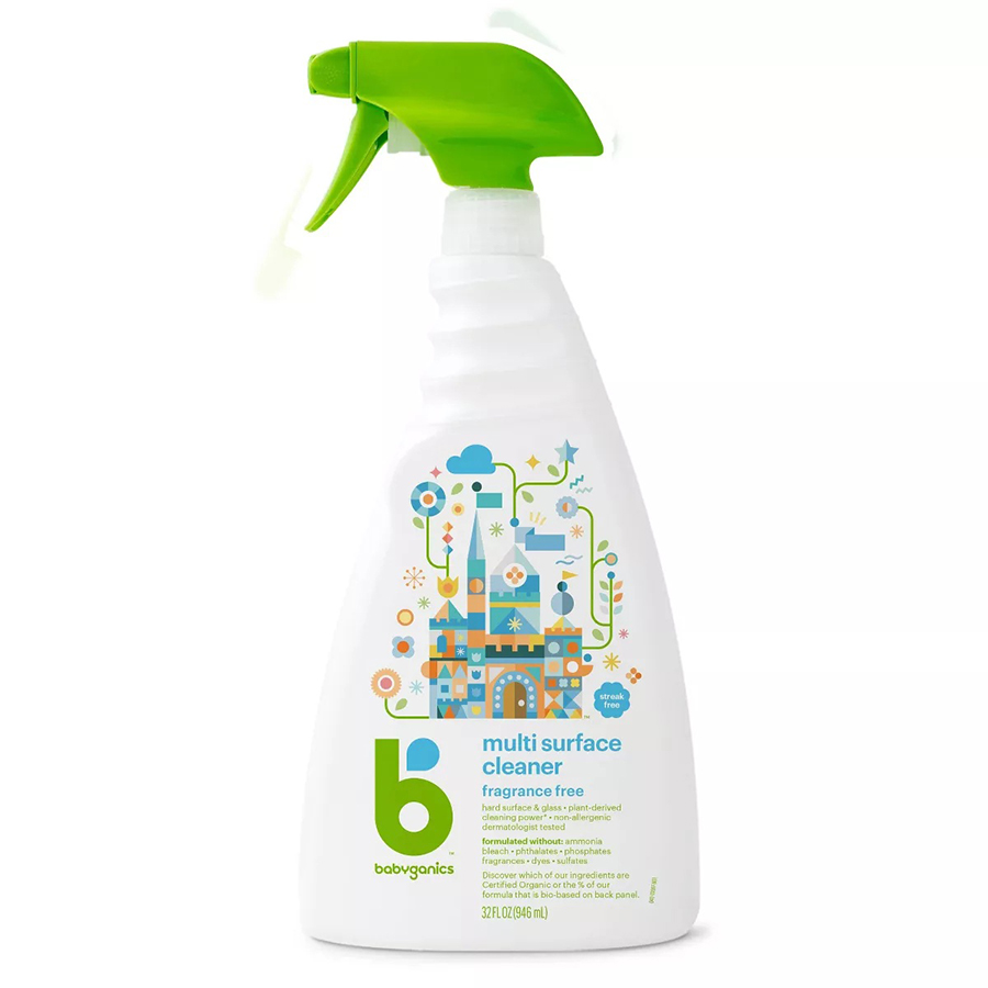 BABYGANICS MULTI SURFACE CLEANER 32 OZ FRAGRANCE FREE