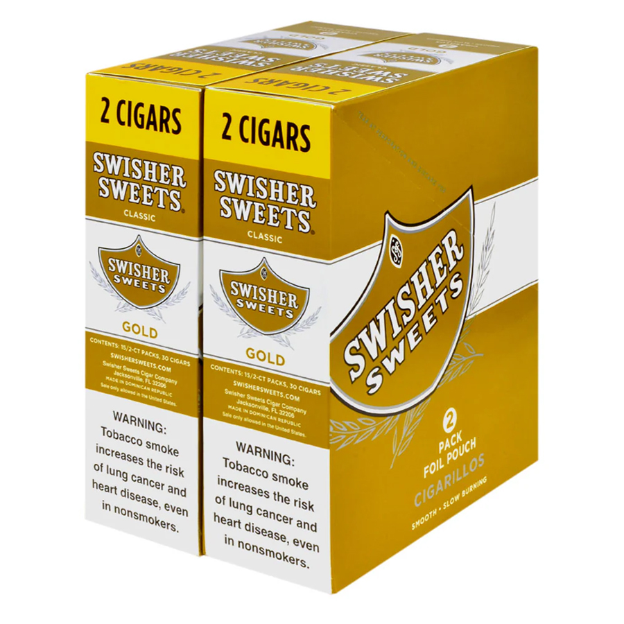 SWISHER SWEET CIGARILLOS 2 / 1.49 2 X 15 CT GOLD