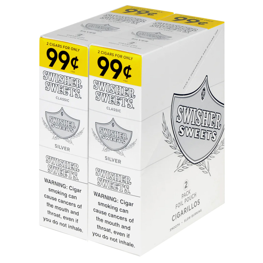 SWISHER SWEET CIGARILLOS SAVE ON 2 CT SILVER