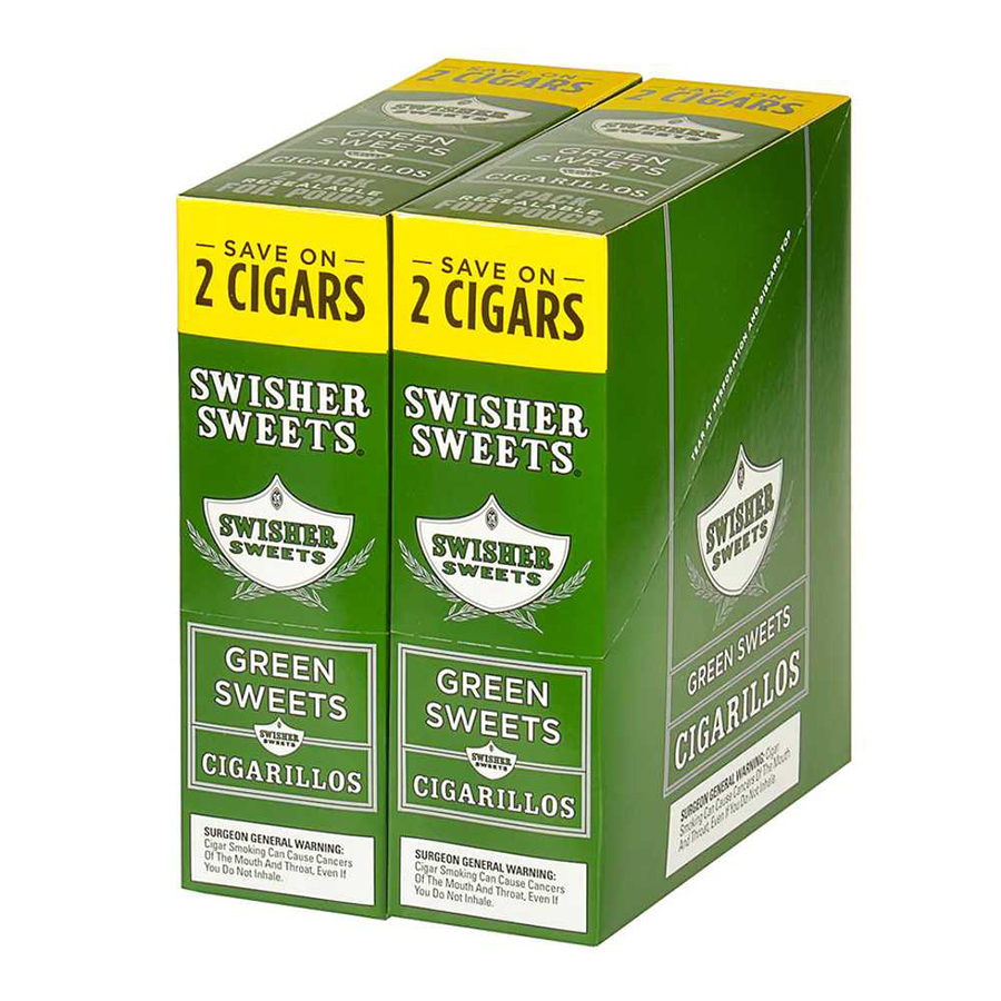SWISHER SWEET PAPER CIGARETTES 2 CT SAVE ON 2 GREEN
