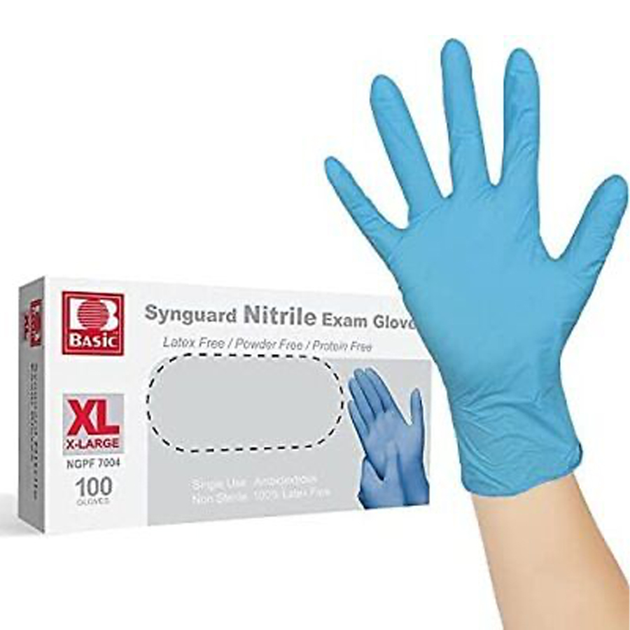 SYNGUARD NITRILE EXAM GLOVE XL 10/100